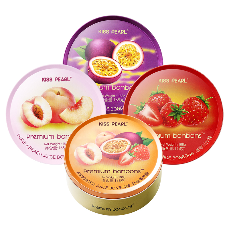 KISS PEARL Juice Bonbons 168g